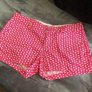 Women’s Pink sea shell print Shorts